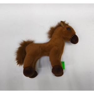 Мягкая игрушка Конь со сбруей 20 см 3 цвета