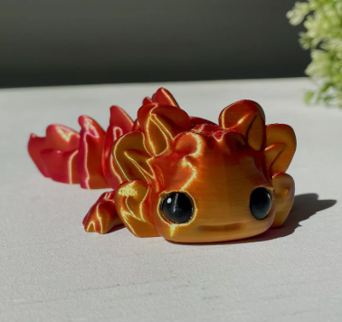 Игрушка 3D Аксолотль